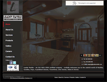 Tablet Screenshot of leadermarble.com